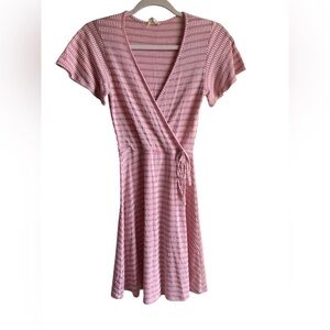 Pink Wrap Sundress